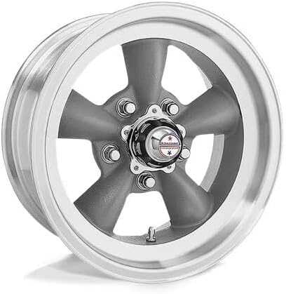 Vintage VN105 TORQ THRUST D 15X7 5X4.5 3.76-6mm TORQ THRUST GRAY MACHINED LIP - VN1055765