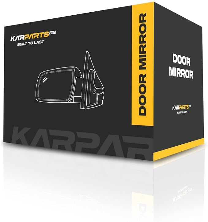 For Toyota Highlander 2020 2021 2022 2023 Door Mirror Passenger Side | Power | Heated | With Turn Signal | With Blind Spot Detection | Replacement For TO1321415 | 191275814123, 879100E370