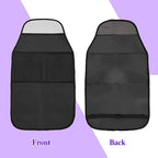 Car Kick Mats for Kids, Back Seat Protector with Organizer, Kick Mats Back Seat Protector, Vehicle Back Seat Kids Safety Accessories Fit for Most Cars, SUV, Truck, Minivan Seats