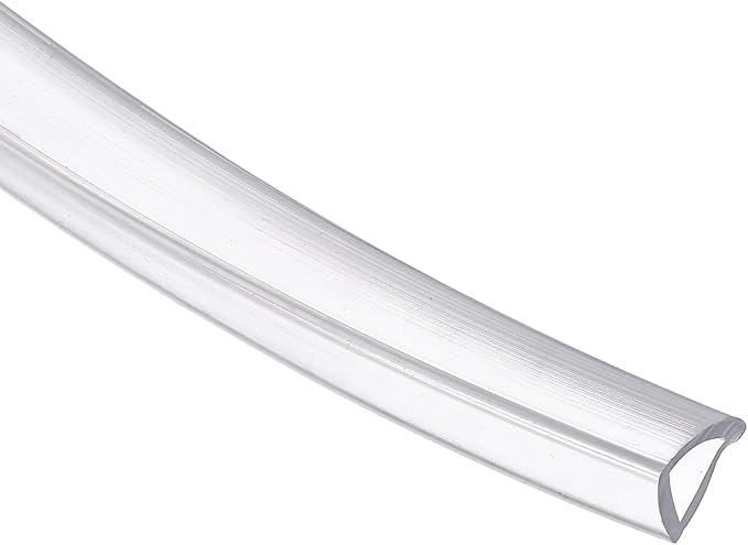 Clear Edge Trim, 13.1Ft Silicone U Channel Edge Protector, Edges Guards Fits 7/16"-15/32" for Car Doors Sheet Metal Parts (5/8" W x 3/8" H)