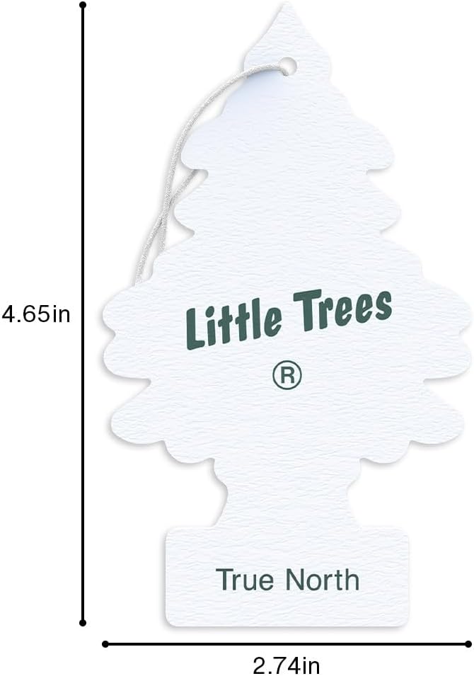Car Air Freshener | Hanging Tree Provides Long Lasting Scent for Auto and Home | 24 Air Fresheners |True North