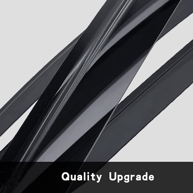 Original 4pcs Vent Window Wind Deflector Compatible with 2010-2016 Cadillac SRX, Out-Channel Dark Smoke Sun Snow Rain Guard Shades, Sunproof Tape on Side Window Visor CL4P01