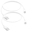 2pack 1.5FT Short CarPlay Charger Cable Compatible for IPhone 17/16E/16/15, 17Air, 15 16 17 Pro Max,Plus Charging Cord, USB A to USB C Woven Cable for AirPods 4, AirPods Pro (2nd/3rd Gen) Charger Cord