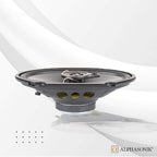 AS268P Loudspeakers 2 Pairs of 6X8 350W Max 3-Way Speakers 4 Ohms Premium Quality Audio Door Speakers for Car or Truck Stereo Sound System