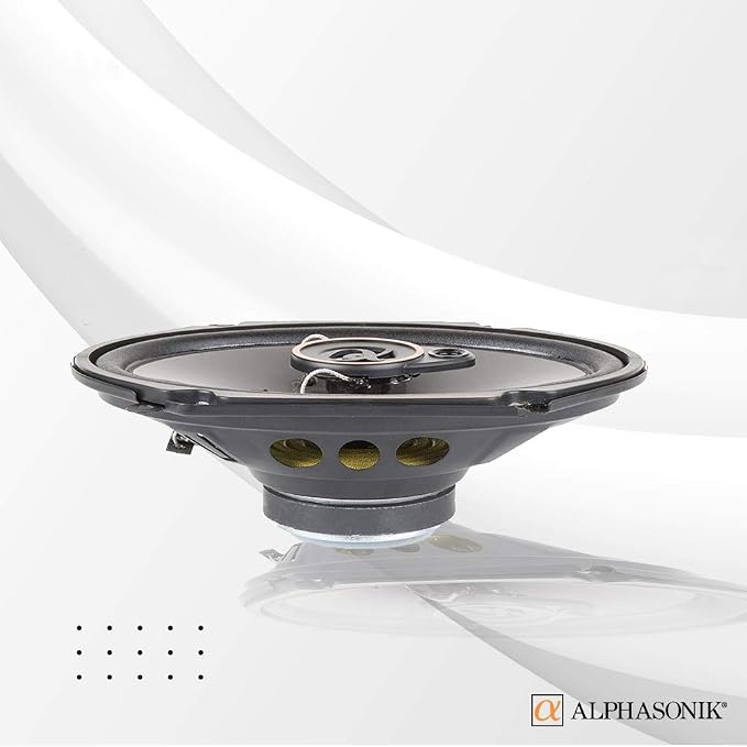 AS268P Loudspeakers 2 Pairs of 6X8 350W Max 3-Way Speakers 4 Ohms Premium Quality Audio Door Speakers for Car or Truck Stereo Sound System