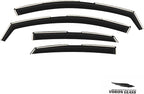 Voron Glass in-Channel Extra Durable Rain Guards for Kia Forte 2019-2024, Window Deflectors, Vent Window Visors, 4 Pieces - 201184