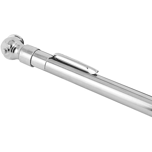 S-921 Pencil Tire Pressure Gauge, Passenger Car, With Built-in Deflator Valve, Durable Plated Brass, Pressure Measured In PSI & kPa