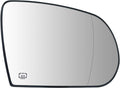 Passenger Side Mirror Replacement for Jeep Cherokee 2014-2019 Jeep Compass 2017-2021, Right Exterior Side Rearview Mirrors Glass, with Backing Plate, Power Heated