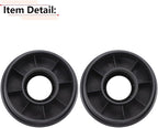 2PCS Center Console Cup Holder Insert Mat | Diameter at 3.11 inch, Height at 0.9 inch, for Deep Cup Holders Smaller Drink Shorter Cups and More