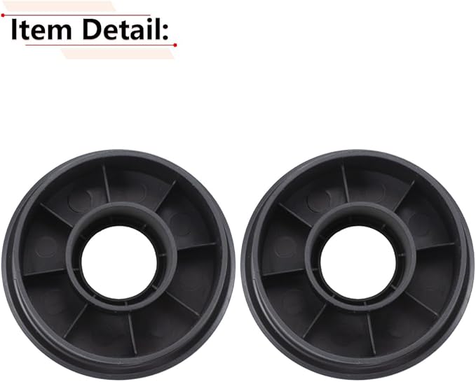 2PCS Center Console Cup Holder Insert Mat | Diameter at 3.11 inch, Height at 0.9 inch, for Deep Cup Holders Smaller Drink Shorter Cups and More