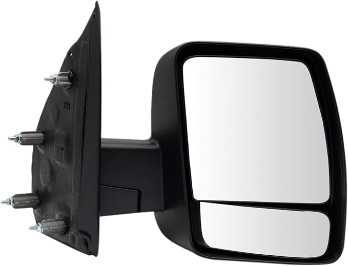 Passenger Side Mirror Assembly Manual Textured Black Compatible with 2012-2021 Nissan NV1500 S without Tow Package