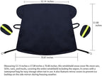 Car Windshield Sun Shade,Two Sided Functional,Windshield Covers for Snow and Ice Windshield Protector for Cars, SUVs, Trucks,Secure Fit Waterproof Frost Cover,Waterproof All Weather