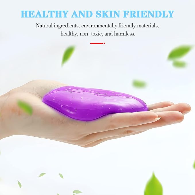 Cleaning Gel for Car, Universal Vehicle Interior Detailing Cleaning Putty Gel, Detail Cleaner Tools for Keyboard Vent PC Laptop Camera, Automotive Duster Remover Cleaner Accessories (Purple)