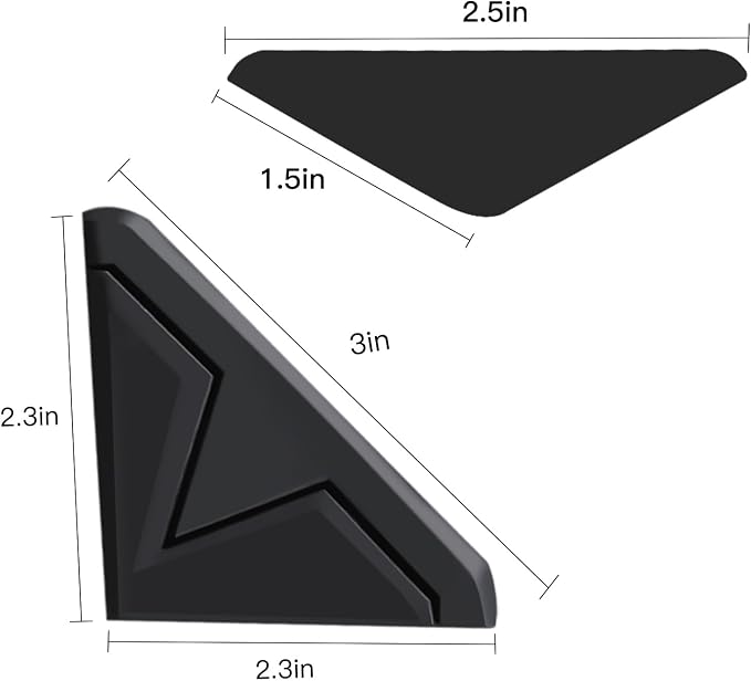 for Cybertruck Door Edge Protector – 4-Pack Silicone Anti-Collision Guards, Universal Anti-Scratch Corner Bumpers with 3M Adhesive for SUVs, Trucks, and Cars