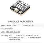 M9 GPS Module with Compass QMC5883 Four-Mode Flight Controller FPV RC Drone Fixed-Wing BK-122 BK-182 (BK-250)