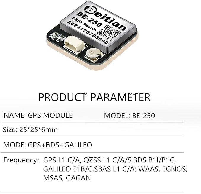 M9 GPS Module with Compass QMC5883 Four-Mode Flight Controller FPV RC Drone Fixed-Wing BK-122 BK-182 (BK-250)