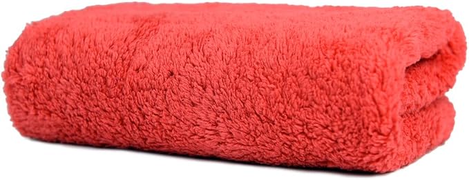Microfiber Car Wash Drying Towels Professional Grade Premium Microfiber Towels for Car Wash Drying 450GSM 16 in.x 16 in. Pack of 6 (6 Pack, Red)