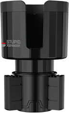 Stupid Technologies - XSpander – Universal Cup Holder Expander for Yeti, Hydro Flask & Big Bottles – Adjustable, Durable, Car Compatible – Black