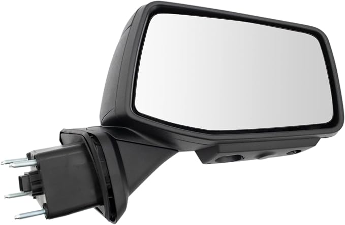 Passenger Side Power Heated Folding Mirror Textured Black with Puddle Light Memory Compatible with 2019-2021 Chevrolet Silverado 1500 2022 Silverado 1500 LTD