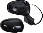 Passenger Side Mirror 3-Pin Assembly Power Heated Paint to Match Smooth Black for 2009-2012 Toyota Venza