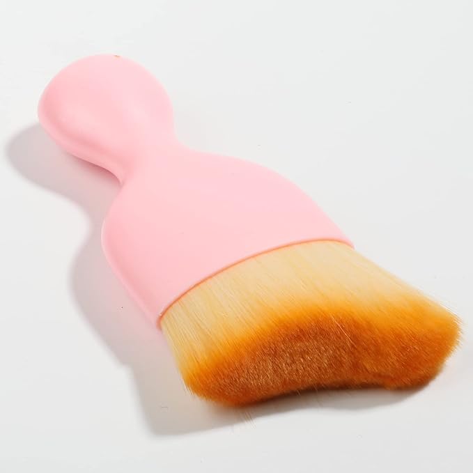 Car Interior Detailing Brush,Soft Bristle Cleaning Brush Car Detailing Brush Dusting Brush,Car Interior Cleaning Tool,Auto Detail Brush Car Dash Duster Brush (Pink with Cap)