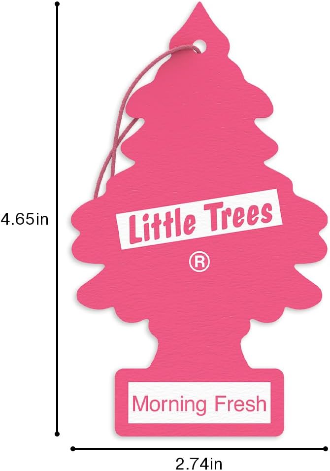 Car Air Freshener | Hanging Tree Provides Long Lasting Scent for Auto and Home | 24 Air Fresheners |Morning Fresh