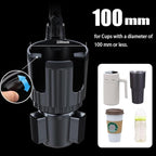 Cup Holder Phone Mount for Car, 2 in 1 Cell P Car Mount 360 Rotation Cup Holder Expander for Stanley 10-40oz Drink Bottles, Mugs and Phone Compatible with iPhone Samsung