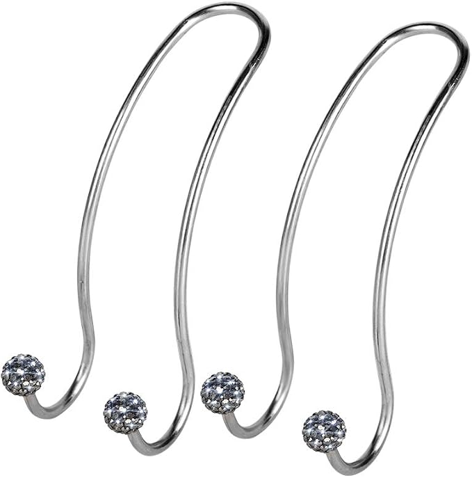 Auto Hooks Bling Car Hangers Organizer Seat Headrest Hooks Strong and Durable Backseat Hanger Storage Universal for SUV Truck Vehicle 2 Pack (Gey)