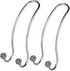 Auto Hooks Bling Car Hangers Organizer Seat Headrest Hooks Strong and Durable Backseat Hanger Storage Universal for SUV Truck Vehicle 2 Pack (Gey)