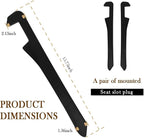 Car Seat Gap Filler 2 Pack - One Second Embedded Car Seat Crack Gap Filler for Holding Water Cup/Phone/Key - Car Inserts Between Seats