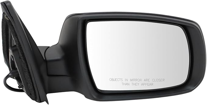 Passenger Side Mirror Assembly Power Textured Black Foldaway Compatible with 2011-2013 Kia Sorento