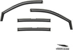 Voron Glass in-Channel Extra Durable Rain Guards for Ford Ranger 2024-2026 SuperCrew, Window Deflectors, Vent Window Visors, 4 Pieces - 200645