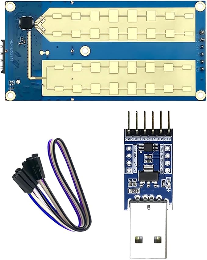 LD2451 24G Vehicle Status Monitoring Sensor Module Vehicle Ranging and Speed Measurement Millimeter Wave Ra·DAR Adapter (Module Test Kit)