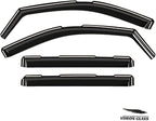 Voron Glass in-Channel Extra Durable Rain Guards for GMC Sierra 2500HD/3500HD 2020-2026 Crew Cab, Window Deflectors, Vent Window Visors, 4 Pieces - 200472