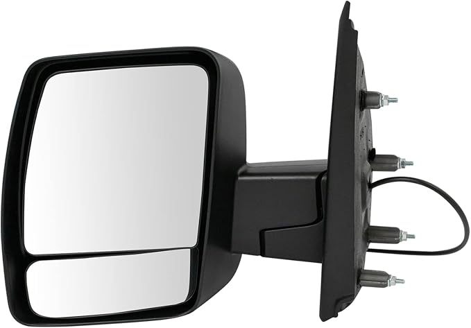 Driver and Passenger Side Mirror Assembly Set Power Textured Black Compatible with 2012-2021 Nissan NV2500 2012-2021 Nissan NV3500