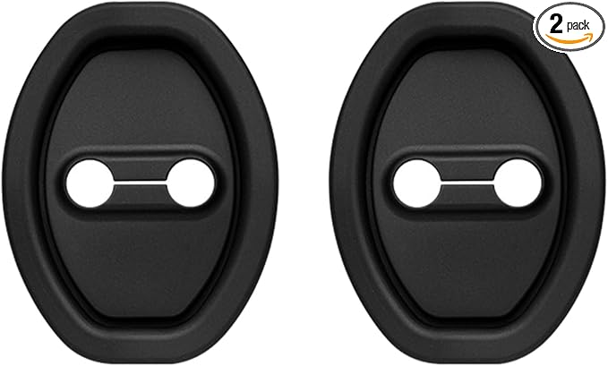 2PCS Upgraded Car Door Latch Guard Cover,Silicone Car Door Lock Cover for Car Door Protector and Noise Reduction,Universal Automotive Exterior Accessories (2 PCS)