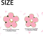 6 Pcs Daisy Flower Air Vent Clip Air Conditioning Outlet Clip Car Air Freshener Clip Car Interior Decor Charm Colorful Car Interior Accessories for Girls Women(Light Pink)