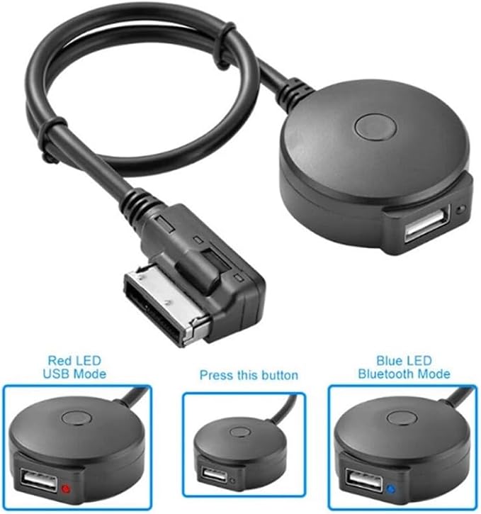 Bluetooth USB Audio Adapter for Mercedes Benz, Wireless AMI Music Interface Adapter Cable