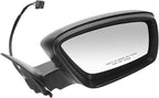 Passenger Side Mirror Assembly Electric Adjustment Heated No Memory Textured Compatible with 2012-2018 Volkswagen Beetle VW1321148 VW1321149