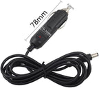 12V Car Charger Cigarette Lighter Adapter Cable Shiatsu Neck & Back Massager Heated Office Home Car Seat Cushion Seat Pad Power Supply