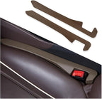 Car Seat Gap Filler,Super Flexible Car Side Seat Gap Filler Car Accessories for Women & Men,Universal CCar Organizer Between Seats for Tightly Filling Seat Gaps(Brown/2PCS)