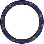 Sun Moon Twelve Zodiac Signs Steering Wheel Cover Car Accessories Cute for Women Girls Girly Universal 15 Inch Neoprene Auto Interior Decor Anti Slip Car Truck Protector