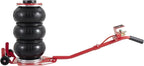 Air Jack, 3 Ton/6600 lbs Triple Bag Air Jack, Airbag Jack with Six Steel Pipes, Lift up to 17.7 inch/450 mm, 3-5 s Fast Lifting Pneumatic Jack, with Long Handles for Cars, Repair, (Red)