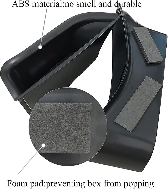 Front Row Door Side Organizer Compatible with Mercedes Benz GLC GLC250 GLC300 GLC350 GLC43 AMG C-Class Sedan C300 C450 C63 AMG W205 2015-2022 Armrest Phone Container Storage Box Handle Pocket