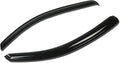 Rain Guards Tape-On Compatible with 2005-2015 Toyota Tacoma Regular Cab 2-Door, Acrylic 2pcs Window Visor Deflector