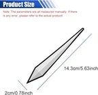 4PCS Car Door Edge Guard Protector, Self-Adhesive Vehicle Rearview Mirror Anti-Collision Strip, PVC Anti-Scratch Bumper Trim Guard, Universal Auto Body Accessory for Car SUV Truck (White)