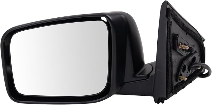 Driver and Passenger Side Mirror Assembly Set Power Heated Textured Black Compatible with 2008-2013 Nissan Rogue 2014-2015 Nissan Rogue Select