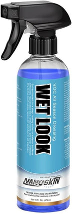 WET LOOK All Season Dressing 16 Oz. - Exterior Rubber & Plastic Solvent Based Dressing for Car Detailing | Produces a Deep, Rich, Long Lasting shine | Safe for Cars Trucks, Motorcycles, RVs