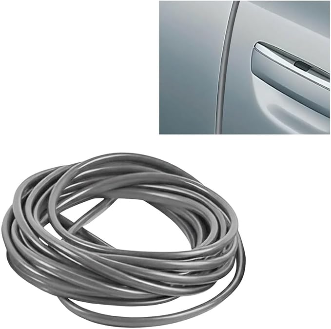 32Ft (10M) Car Door Edge Protector, Auto Trim Door Edge Guard, Grey | Anti-Collision Car Door Entry Guard Protective Strip, No Glue