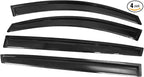 Tape On Window Visors Fits for 2011-2016 Kia Sportage, Side Auto Window Wind Deflectors, Ventshade, Rain Guards for Cars/Trucks